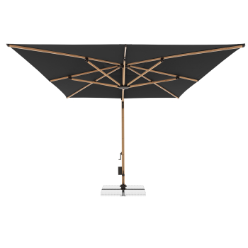 Doppler Premium Pendelschirm ALU WOOD XL ULTRA 400x300cm LED Anthrazit